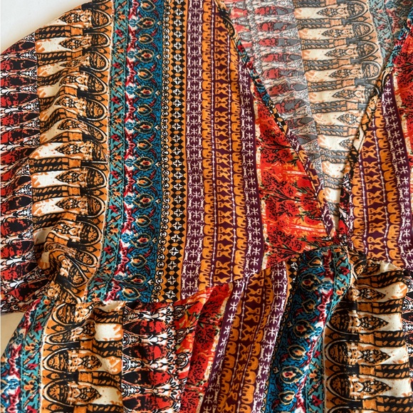 Colorful Patterned Dress - Picture 4 of 6